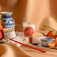 Load image into Gallery viewer, CNY Festive Soap &amp; Blossom of Prosperity Candle Set 新年節慶手工皂蠟燭禮盒
