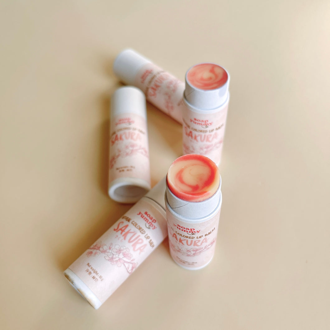 Natural Colored Lip Balm - Sakura 櫻花粉色潤唇膏🌸