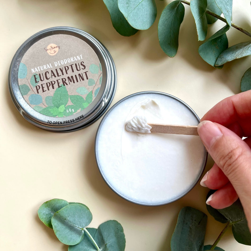 Vegan Deodorant Cream - Eucalyptus Peppermint 純素天然止汗香體膏 (尤加利薄荷)